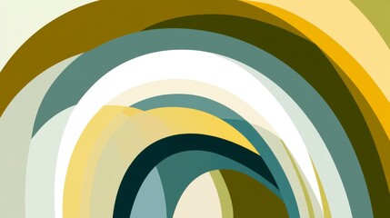 Fototapeta premium Abstract Colorful Graphic Design Art with Layered Colors