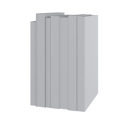 open book isolated on white background