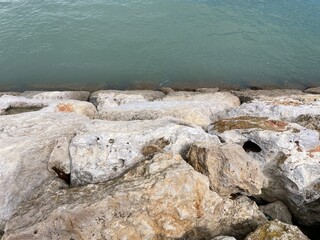 rocks and sea Sea rock