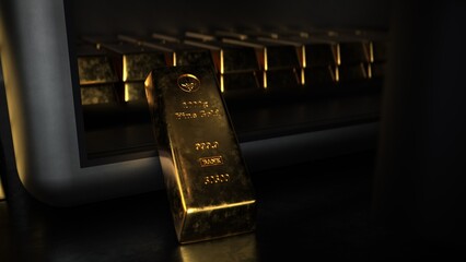 Feingold Barren 1000g im offenen Tresor