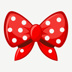 red ribbon bow