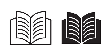 Book icons vectors graphic designs