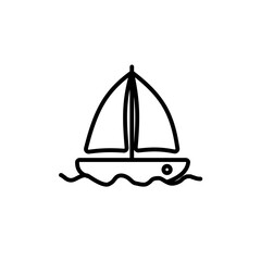 sailing ship vector illustration