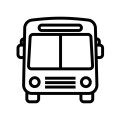 bus icon vector illustration