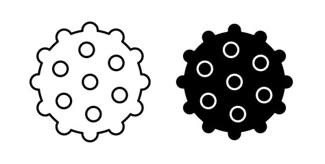 Massage ball icons vectors graphic designs