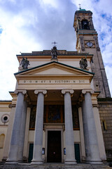 Rho, Milan, Italy: the historic San Vittore church