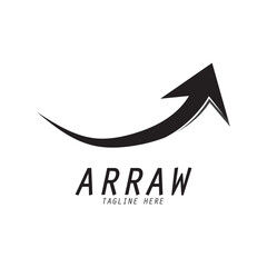 Arrow logo design icon illustration grapich