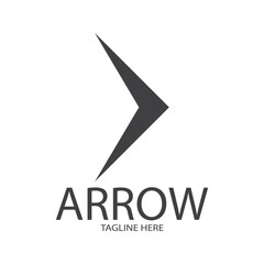 Arrow logo design icon illustration grapich