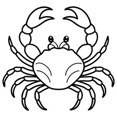 Crab Silhouette Art