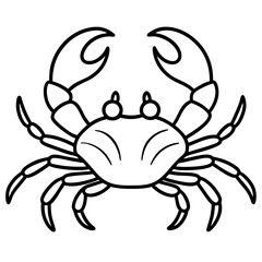 Crab Silhouette Art