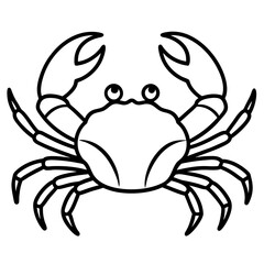 Crab Silhouette Art