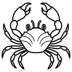 Crab Silhouette Art