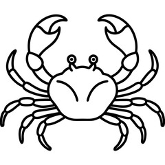 Crab Silhouette Art