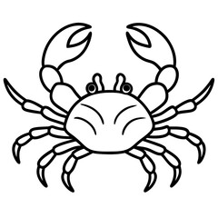 Crab Silhouette Art