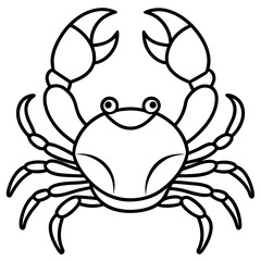 Crab Silhouette Art