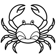 Crab Silhouette Art