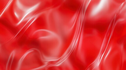 Obraz premium Fluid Red Abstract Design: A Stunning Red Liquid Texture