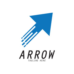 Arrow logo design icon illustration grapich
