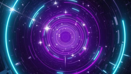 Obraz premium Abstract Time Travel Vortex