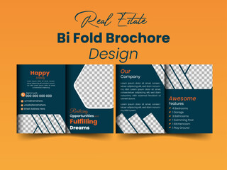 Real Estate Bi Fold Brochure and flyer design

