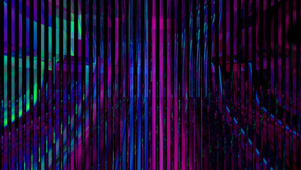 abstract blue background, distorted through textured glass, blue, purple and black