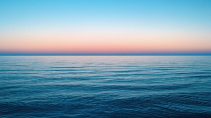 Obraz premium Calm sea sunrise. Generative AI