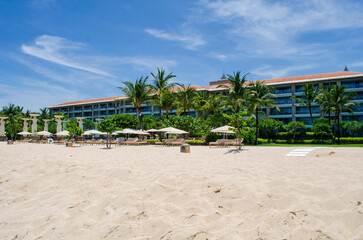 tropical beach resort