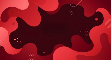 Modern Abstract Burgundy Fluid Wallpaper Background