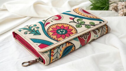 Floral Patterned Wallet