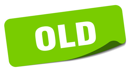 old sticker. old label