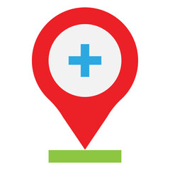 Fototapeta premium Placeholder Location Pin