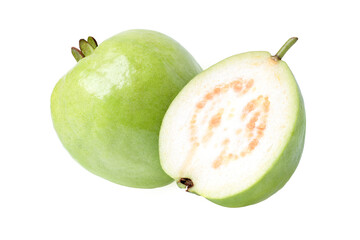 Guava isolated on white background