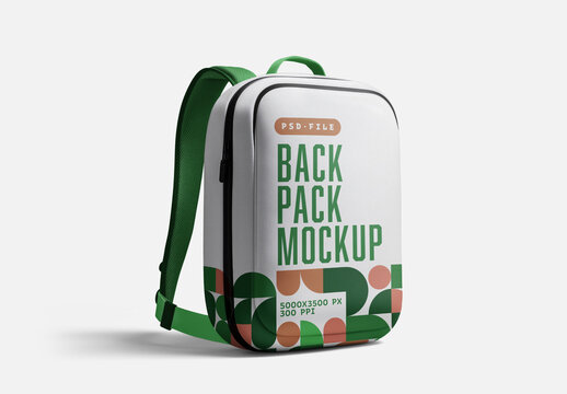 Backpack Branding Mockup for Creative Design and Branding Projects