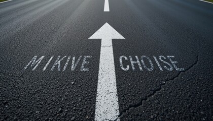 Road Sign Indicating Direction with Choice and Opportunity Concept