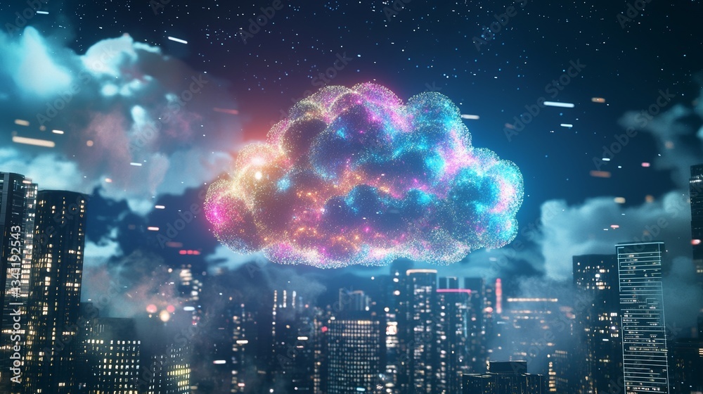 Poster data cloud technology, cloud computing, and a comprehensive global business networking structure for
