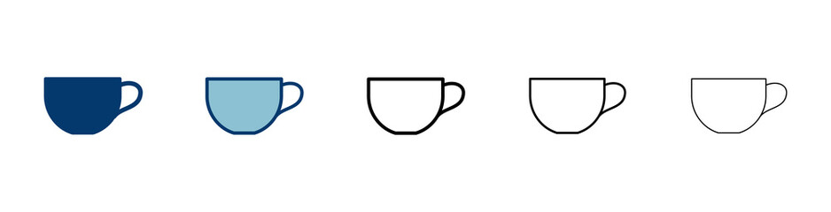 coffee cup icon vector isolated on white background. Coffee cup icon. Coffee vector icon. Tea