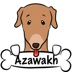 HPや挿絵で使えるポップでゆるくてかわいい手描き風犬のベクターイラストアザワク