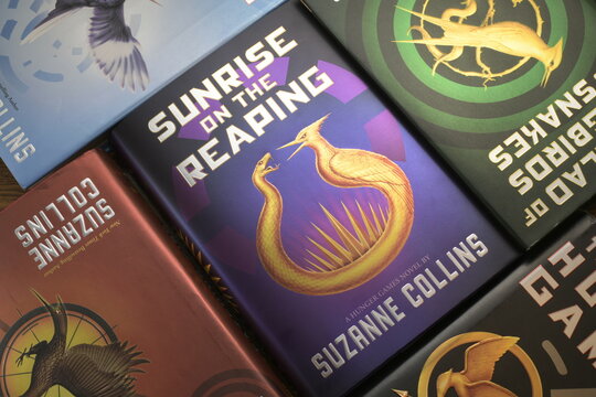 Sunrise on the Reaping and previous Hunger Games books