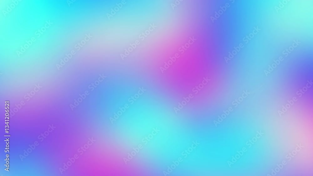 Fototapete Colorful gradient fluid mixing. Soft color liquid loop background