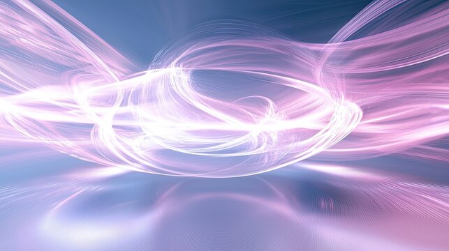 an abstract representation of holograms in white.