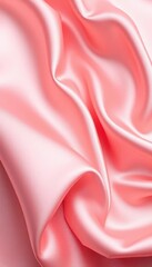 Obraz premium Luxurious, smooth silk satin with subtle sheen and delicate drape, creases, texture background