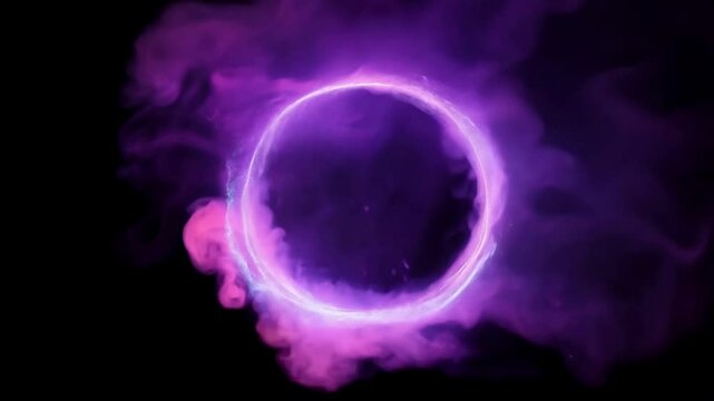 A gentle smoke ring effect, ideal for creating a refined and elegant logo reveal.