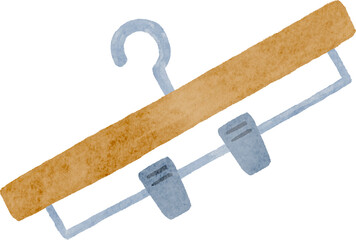 나무 옷걸이 바지걸이 집게