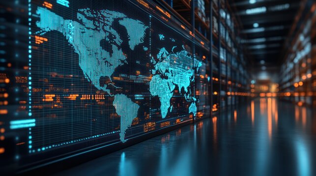 Global Network Data Visualization in a Modern Warehouse
