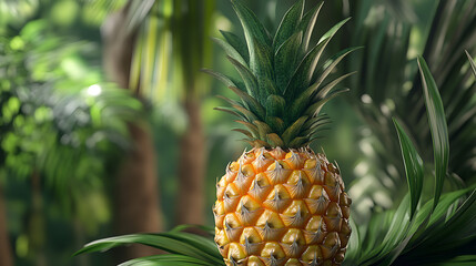 pineapple on the tree