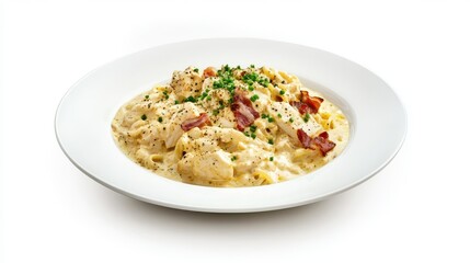 Creamy Chicken Bacon Pasta Dish - A Culinary Delight