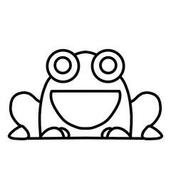 funny frog cartoon