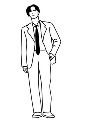 portrait of a young businessman