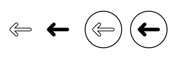 Arrow icon vector. Arrow sign and symbol for web design.