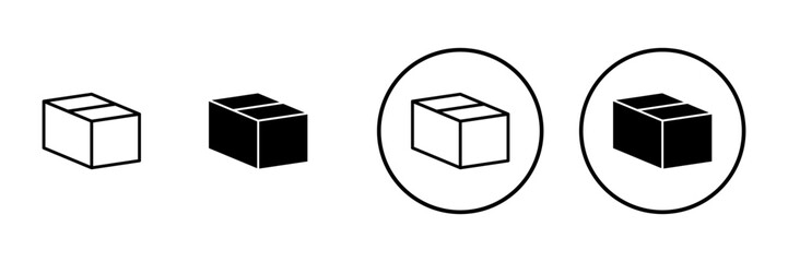 Box icon vector. box sign and symbol, parcel, package